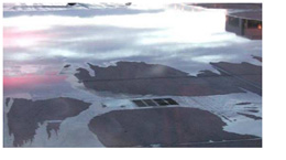 carpark water ponding