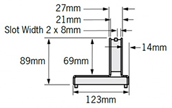 dimensions - double brickslot 100
