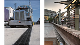 draining large pavements