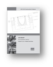 trench drainage installation