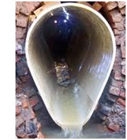 V shaped trench drains